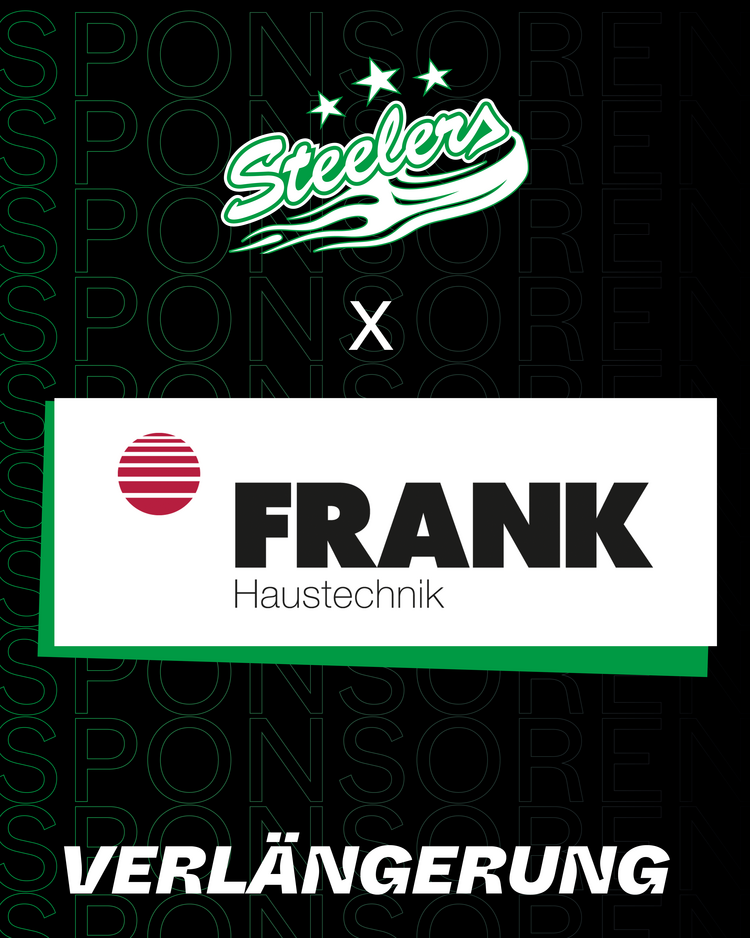 Frank Haustechnik bleibt Partner der Steelers