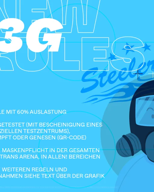 Erhöhung der Zuschauerkapazität auf 60% - es gilt 3G