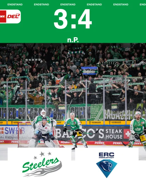 Leider nur ein Punkt gegen die Panther – Steelers unterliegen mit 3:4 n.P.