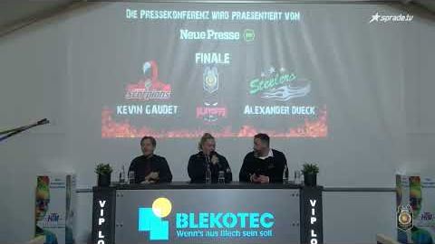 17.04.2025 - Pressekonferenz - Hannover Scorpions vs. Bietigheim Steelers