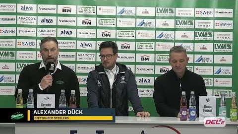 31.10.2025 - Pressekonferenz - Bietigheim Steelers vs. Krefeld Pinguine