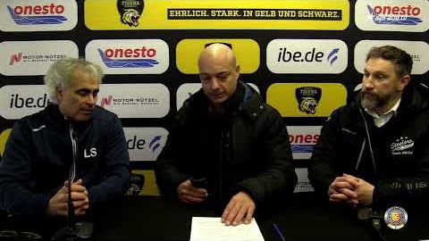 13.12.2024 - Pressekonferenz - onesto Tigers Bayreuth vs. Bietigheim Steelers