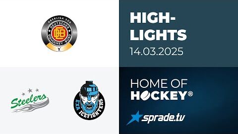 14.03.2025 - Highlights - Bietigheim Steelers vs. KSW Icefighters Leipzig