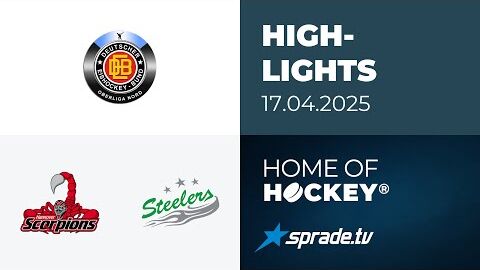 17.04.2025 - Highlights - Hannover Scorpions vs. Bietigheim Steelers