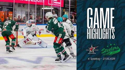 27.09.2026 - Highlights - Starbulls Rosenheim vs. Bietigheim Steelers