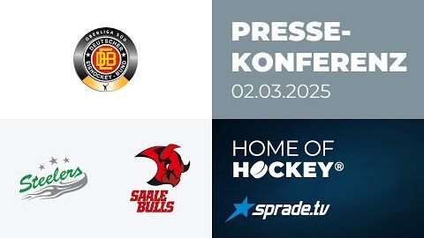 02.03.2025 - Pressekonferenz - Bietigheim Steelers vs. Saale Bulls Halle