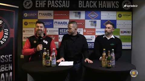18.10.2024 - Pressekonferenz - EHF Passau Black Hawks vs. Bietigheim Steelers