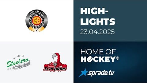 23.04.2025 - Highlights - Bietigheim Steelers vs. Hannover Scorpions