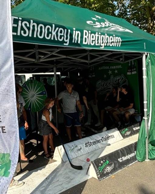 Steelers beim Bietigheimer Pferdemarkt