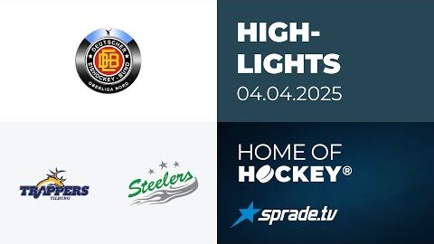 04.04.2025 - Highlights - Tilburg Trappers vs. Bietigheim Steelers