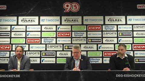 01.03.2026 - Pressekonferenz - Düsseldorfer EG vs. Bietigheim Steelers