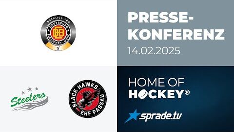 14.02.2025 - Pressekonferenz - Bietigheim Steelers vs. EHF Passau Black Hawks