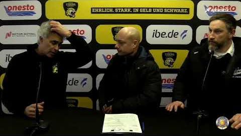 04.02.2025 - Pressekonferenz - onesto Tigers Bayreuth vs. Bietigheim Steelers