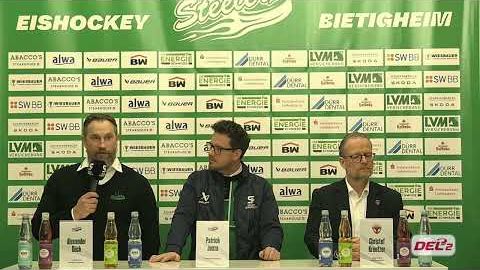 21.12.2025 - Pressekonferenz - Bietigheim Steelers vs. Lausitzer Füchse
