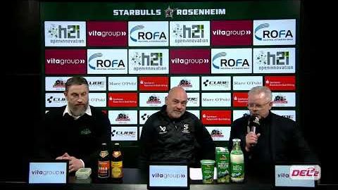01.02.2026 - Pressekonferenz - Starbulls Rosenheim vs. Bietigheim Steelers