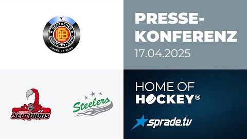 17.04.2025 - Pressekonferenz - Hannover Scorpions vs. Bietigheim Steelers