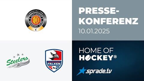 10.01.2025 - Pressekonferenz - Bietigheim Steelers vs. Heilbronner Falken
