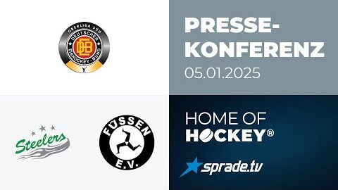 05.01.2025 - Pressekonferenz - Bietigheim Steelers vs. EV Füssen