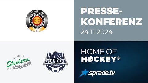 24.11.2024 - Pressekonferenz - Bietigheim Steelers vs. EV Lindau Islanders