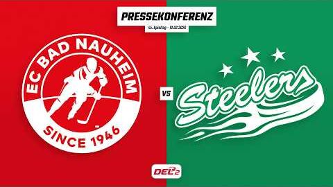 13.02.2026 - Pressekonferenz - EC Bad Nauheim vs. Bietigheim Steelers