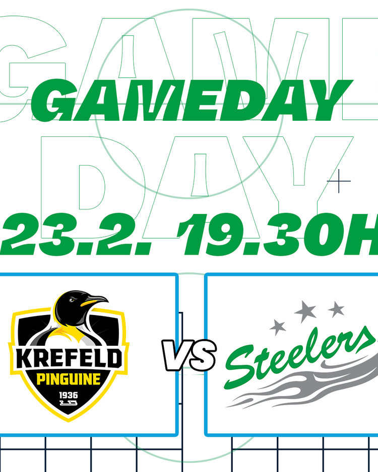 Auf nach Krefeld – die Steelers gastieren bei den Pinguinen
