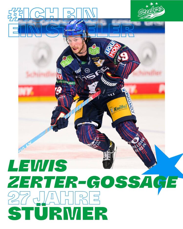 Lewis Zerter-Gossage stürmt für die Steelers