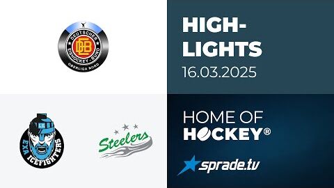 16.03.2025 - Highlights - KSW Icefighters Leipzig vs. Bietigheim Steelers