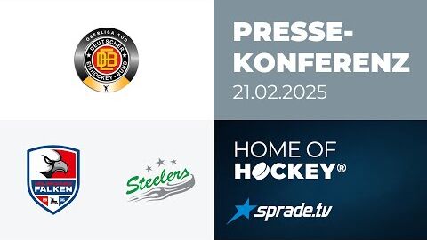 21.02.2025 - Pressekonferenz - Heilbronner Falken vs. Bietigheim Steelers