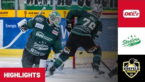 25.01.2026 - Highlights - Bietigheim Steelers vs. Krefeld Pinguine