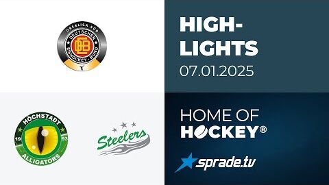 07.01.2025 - Highlights - Höchstadter EC vs. Bietigheim Steelers