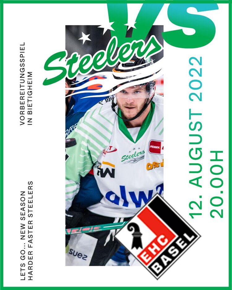 Endlich wieder: GAMEDAY! Die Steelers erwarten den EHC Basel