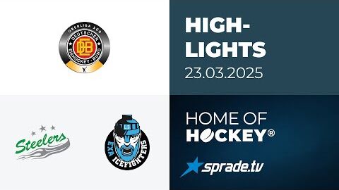 23.03.2025 - Highlights - Bietigheim Steelers vs. KSW Icefighters Leipzig